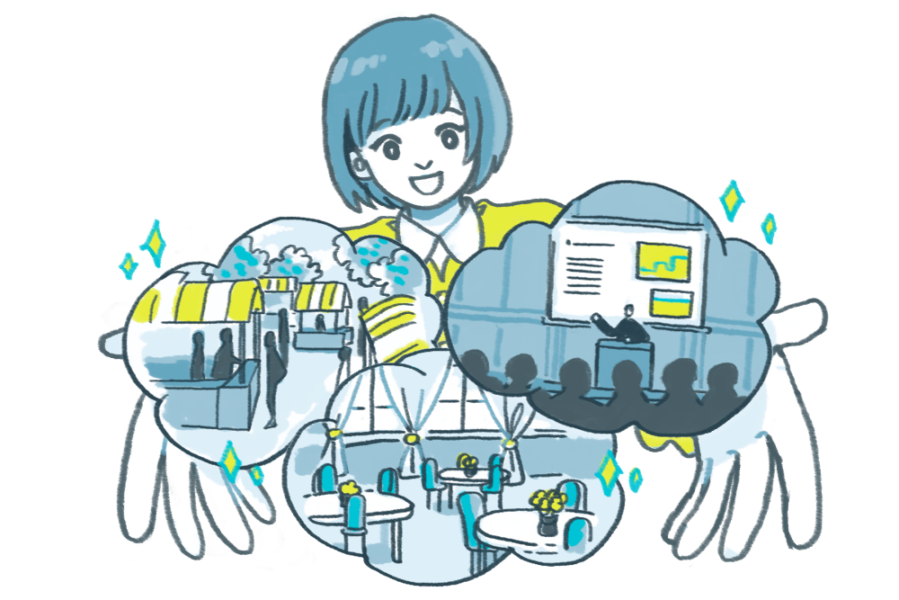 イベント企画のイメージイラスト